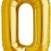 Metall Folien Ballon Buchstabe O (41cm)
