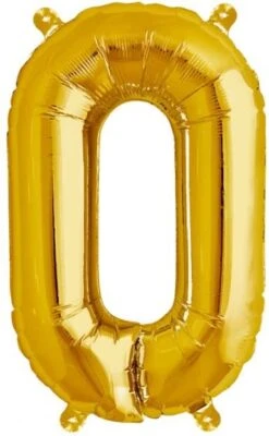 Metall Folien Ballon Buchstabe O (41cm)