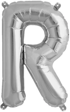 Metall Folien Ballon Buchstabe R (41cm)
