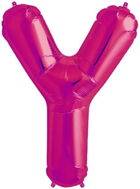 Metall Folien Ballon Buchstabe Y (41cm) 3 Metall Folien Ballon Buchstabe Y (41cm)