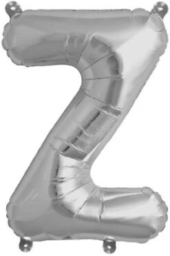 Metall Folien Ballon Buchstabe Z (41cm)