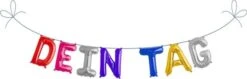 Metall Folien Ballon DEIN TAG (41cm)