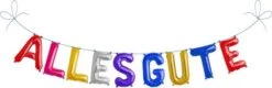Metall Folien Ballon ALLES GUTE (41cm)