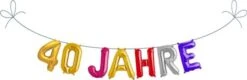 Metall Folien Ballon 40 JAHRE (41cm)