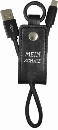 Yesbox USB Ladekabel Schlüsselanhänger Mein Schatz