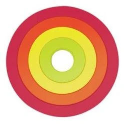 ZAK Topuntersetzer Kreise 4er Set